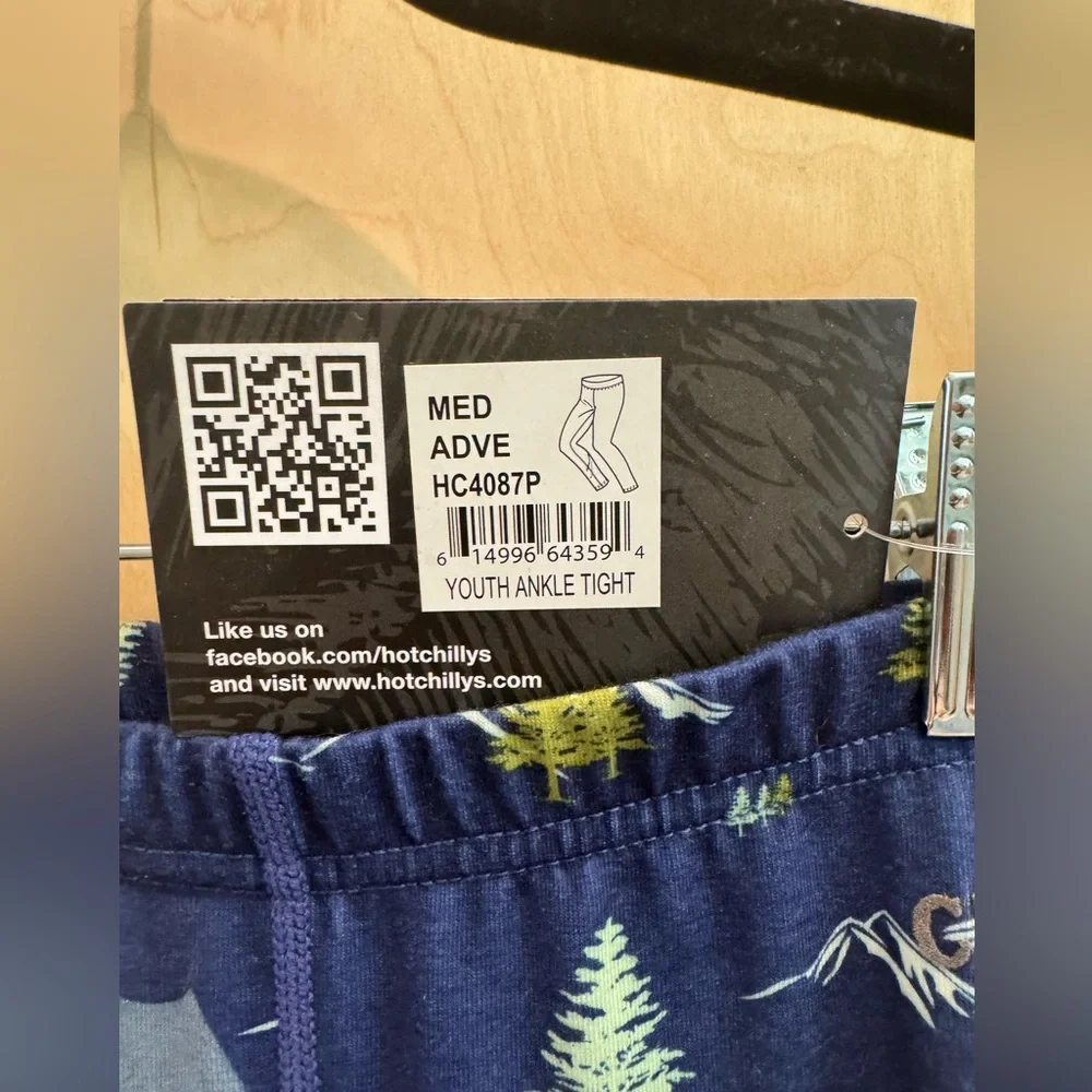 NWT Kids Med Hot Chilly Long Underwear
